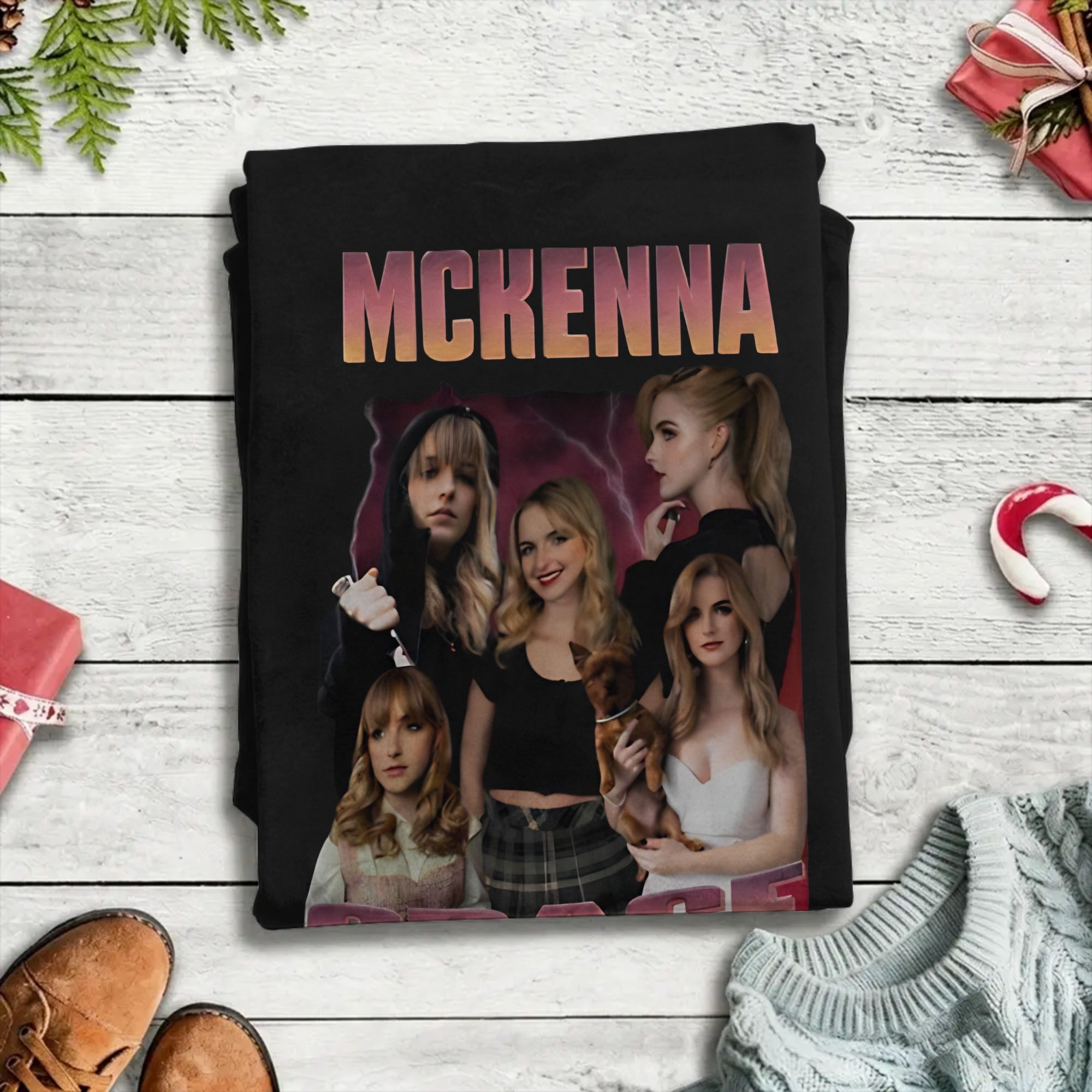 Mckenna Grace Cotton T-Shirt F - Summer Clothing Wholesale ulasan dan harga