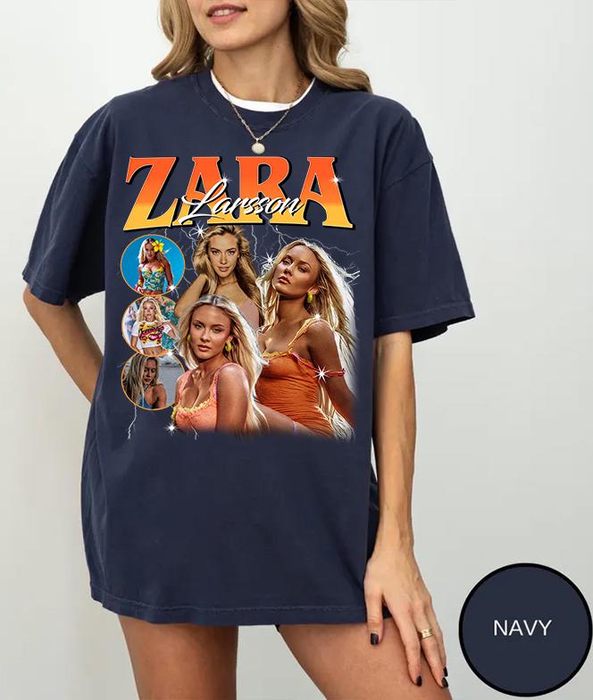 Retro Zara Larsson T-Shirt, Za - Summer Zara ulasan dan harga