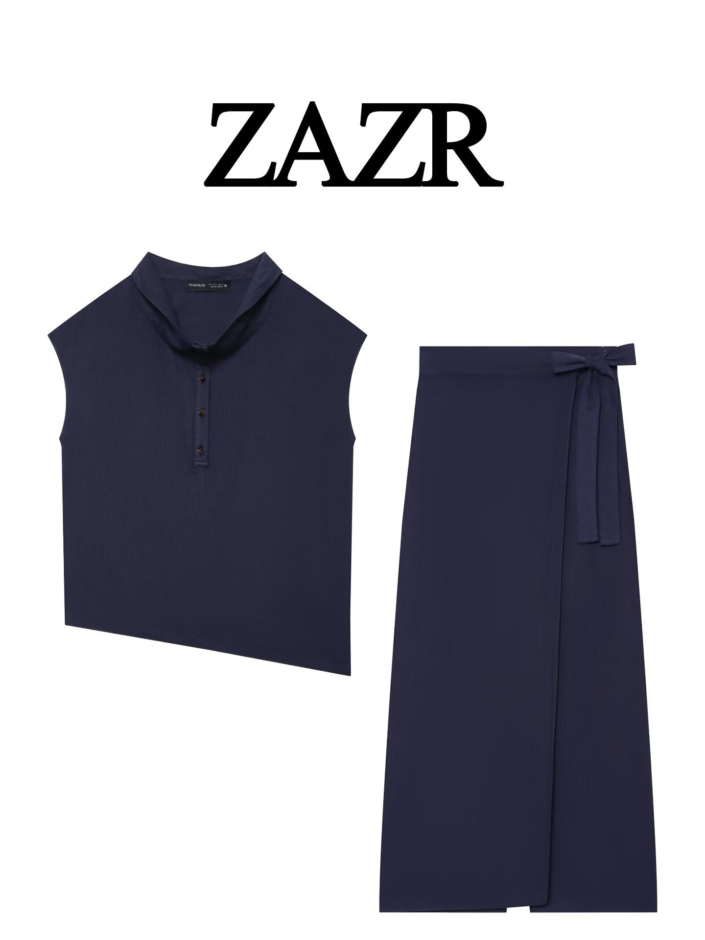 Elegant Sleeveless Shirt And W - Summer Clothing Wraps ulasan dan harga