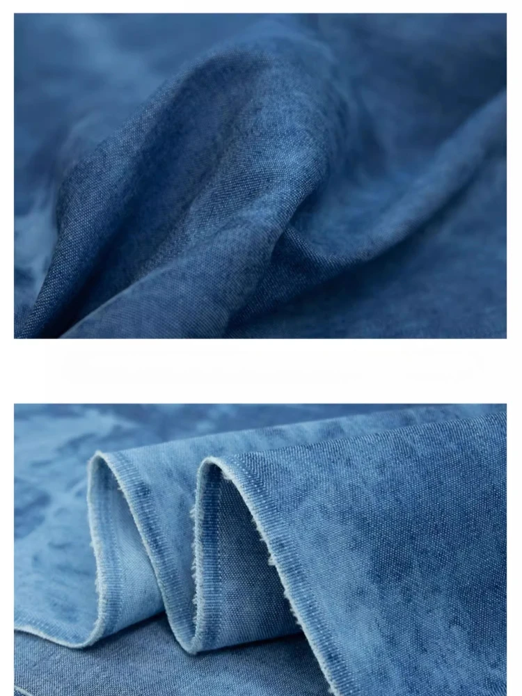 Washed Tied Denim Cloth Pure C - Summer Clothing Wholesale ulasan dan harga