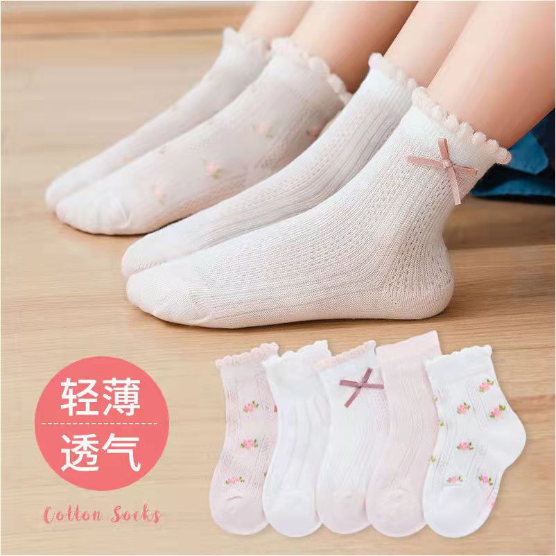 Girls Socks Cute Flowers Patte - Summer Clothing Baby Girl ulasan dan harga