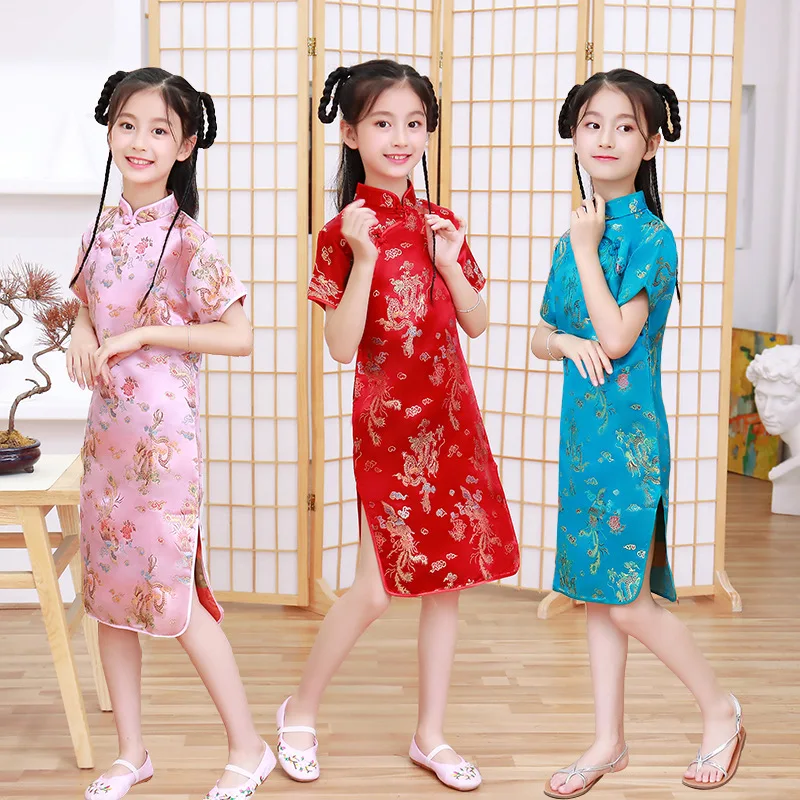 Summer Children's Cheongsam Mo - Summer Clothing Baby Girl ulasan dan harga